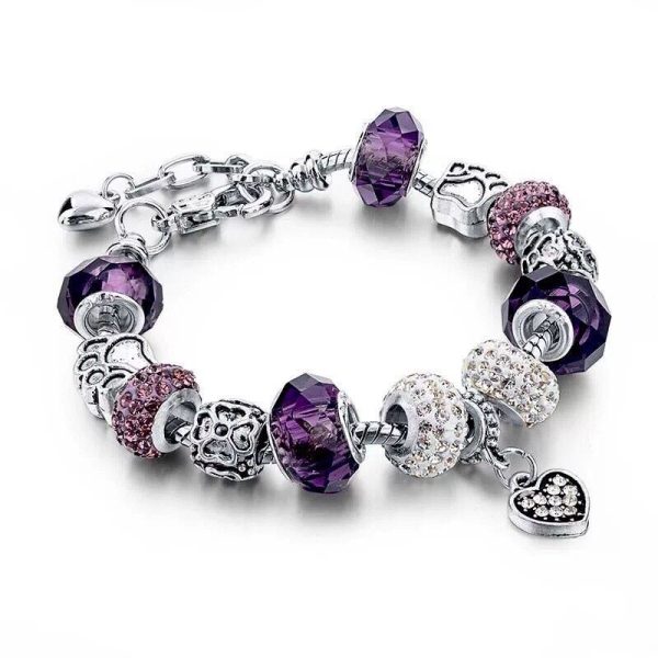 Ruby Diamond Charm Bracelet 2107